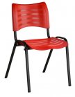 Cadeira Fixa Vermelha Turim
